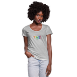TANZ - by cgnfuchur.de - Pride-Edition Frauen T-Shirt mit U-Ausschnitt - Grau meliert