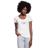 TANZ - by cgnfuchur.de - Batik - Frauen T-Shirt mit U-Ausschnitt - Weiß