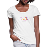 TANZ - by cgnfuchur.de - Batik - Frauen T-Shirt mit U-Ausschnitt - Weiß