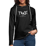 TANZ - Leichtes Kapuzensweatshirt Unisex - Aufdruck weiß vorne - Anthrazit