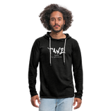 TANZ - Leichtes Kapuzensweatshirt Unisex - Aufdruck weiß vorne - Anthrazit