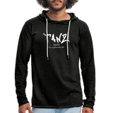 TANZ - Leichtes Kapuzensweatshirt Unisex - Aufdruck weiß vorne - Anthrazit