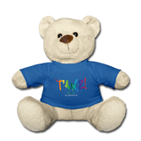 TANZ - Pride - Teddy - schwarzes o. blaues T-Shirt mit Aufdruck vorne regenbogenfarben - Königsblau