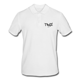 TANZ! by cgnfuchur.de - Männer Poloshirt - verschiedene Farben - Aufdruck schwarz vorne links (klein) und Ärmel (links klein) - Weiß