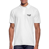 TANZ! by cgnfuchur.de - Männer Poloshirt - verschiedene Farben - Aufdruck schwarz vorne links (klein) und Ärmel (links klein) - Weiß
