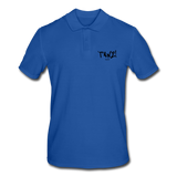 TANZ! by cgnfuchur.de - Männer Poloshirt - verschiedene Farben - Aufdruck schwarz vorne links (klein) und Ärmel (links klein) - Royalblau