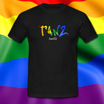TANZ - Pride - Männer T-Shirt - kräftige Farbtöne - Aufdruck vorne - regenbogenfarben