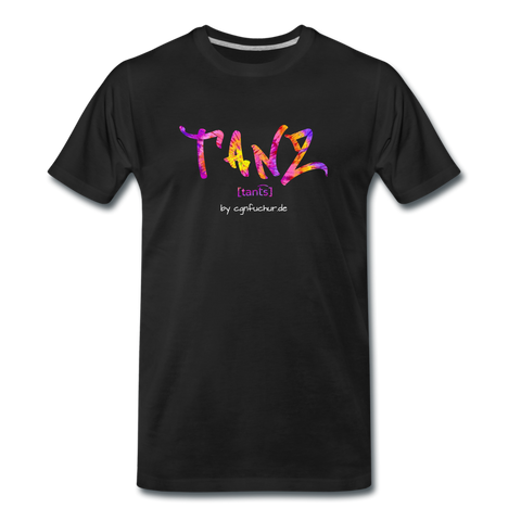 TANZ - by cgnfuchur.de - Batik - Unisex Premium T-Shirt - Schwarz
