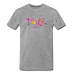 TANZ - by cgnfuchur.de - Batik - Unisex Premium T-Shirt - Grau meliert
