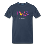 TANZ - by cgnfuchur.de - Batik - Unisex Premium T-Shirt - Navy