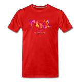 TANZ - by cgnfuchur.de - Batik - Unisex Premium T-Shirt - Rot