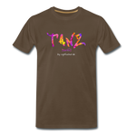 TANZ - by cgnfuchur.de - Batik - Unisex Premium T-Shirt - Edelbraun