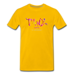 TANZ - by cgnfuchur.de - Batik - Unisex Premium T-Shirt - Sonnengelb
