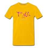 TANZ - by cgnfuchur.de - Batik - Unisex Premium T-Shirt - Sonnengelb
