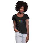 TANZ - by cgnfuchur.de - Pride-Edition Frauen T-Shirt mit U-Ausschnitt - Schwarz