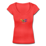 TANZ - by cgnfuchur.de - Pride-Edition Frauen T-Shirt mit U-Ausschnitt - Koralle