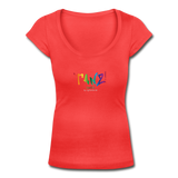 TANZ - by cgnfuchur.de - Pride-Edition Frauen T-Shirt mit U-Ausschnitt - Koralle