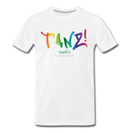 TANZ - by cgnfuchur.de - Pride-Edition - Unisex Premium T-Shirt - Weiß