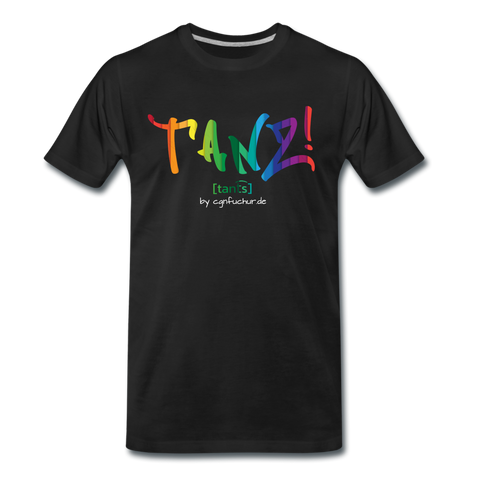 TANZ - by cgnfuchur.de - Pride-Edition - Unisex Premium T-Shirt - Schwarz
