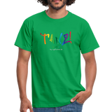 TANZ - Pride - Männer T-Shirt - kräftige Farbtöne - Aufdruck vorne - regenbogenfarben - Kelly Green