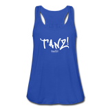TANZ - Federleichtes Frauen Tank Top - in verschiedenen Farben - Schriftzug in weiß - Royalblau