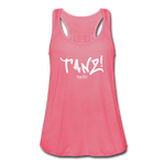 TANZ - Federleichtes Frauen Tank Top - in verschiedenen Farben - Schriftzug in weiß - Neonpink