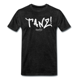 TANZ - by cgnfuchur.de - weißer Aufdruck - Unisex Premium T-Shirt - Anthrazit