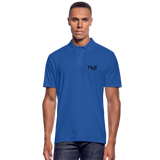 TANZ! by cgnfuchur.de - Männer Poloshirt - verschiedene Farben - Aufdruck schwarz vorne links (klein) und Ärmel (links klein) - Royalblau