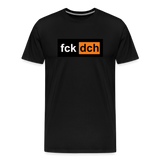 fckch - by cgnfuchur.de - UNISEX - Premium-T-Shirt - Schwarz