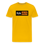 fckch - by cgnfuchur.de - UNISEX - Premium-T-Shirt - Sonnengelb